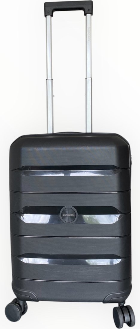 Чемодан-спиннер Eurobags PP-N95 (S, черный)