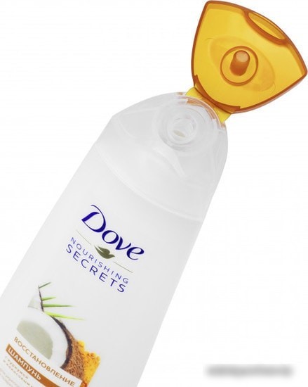 Dove Шампунь восстановление с куркумой и кокосовым маслом 380 мл