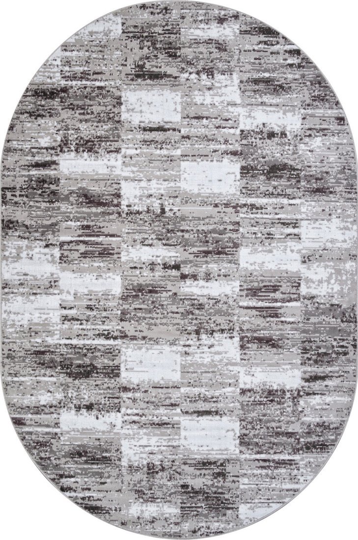 Ковер для жилой комнаты Merinos Silver F394-OVAL-GRAY (3x4)