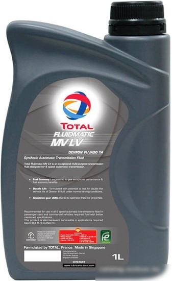 Трансмиссионное масло Total Fluidmatic MV LV 1л