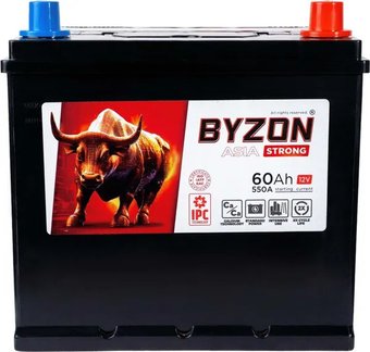 Автомобильный аккумулятор BYZON Strong Asia R+ (60 А·ч)