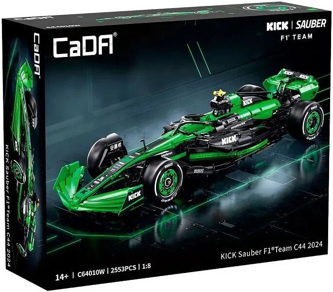 Конструктор CaDa Гоночный автомобиль Sauber F1 C44 C64010W