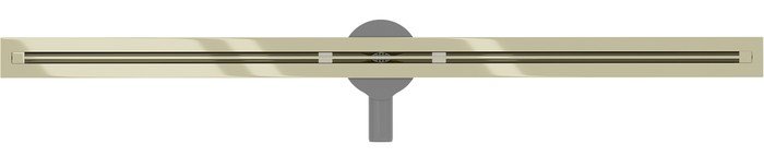 Трап/канал Mexen Flat 360 Super Slim Gold 1551110