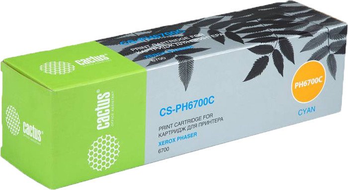 Картридж CACTUS CS-PH6700C (аналог Xerox 106R01523)