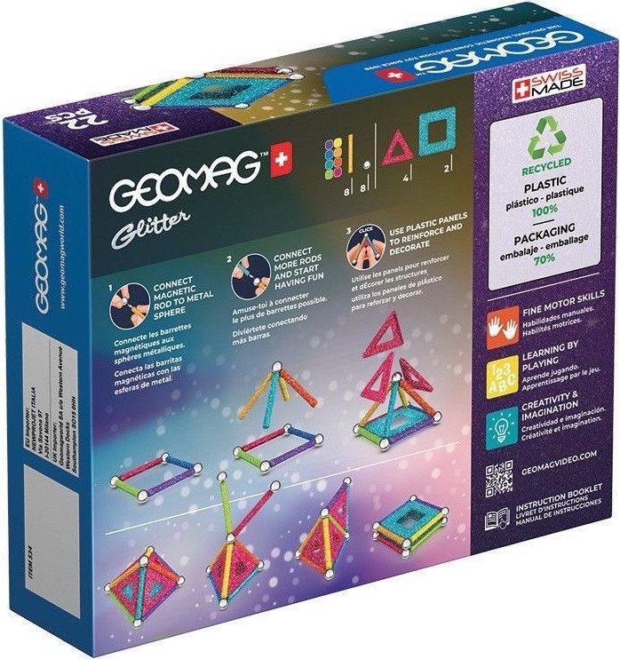 Магнитный конструктор Geomag Блёстки GM534