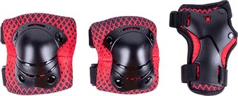 Комплект защиты Tech Team Safe Fit Teens 1.0 NN011992 (L, красный)
