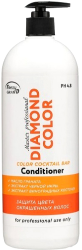 Кондиционер Frezy Grand Diamond Color для окрашенных волос с экстрактом черной икры 1 л