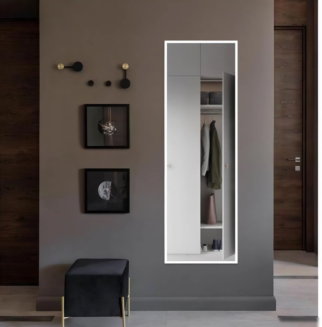 Зеркало eMZe Line 180x60 LINE.180.60.BEL (белый)