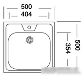 Кухонная мойка КромРус S 407 RUS