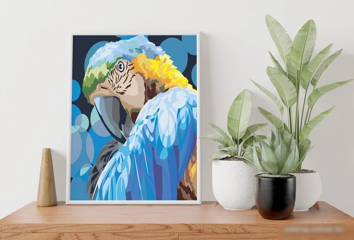 Картина по номерам PaintLine Попугай 2037283452163