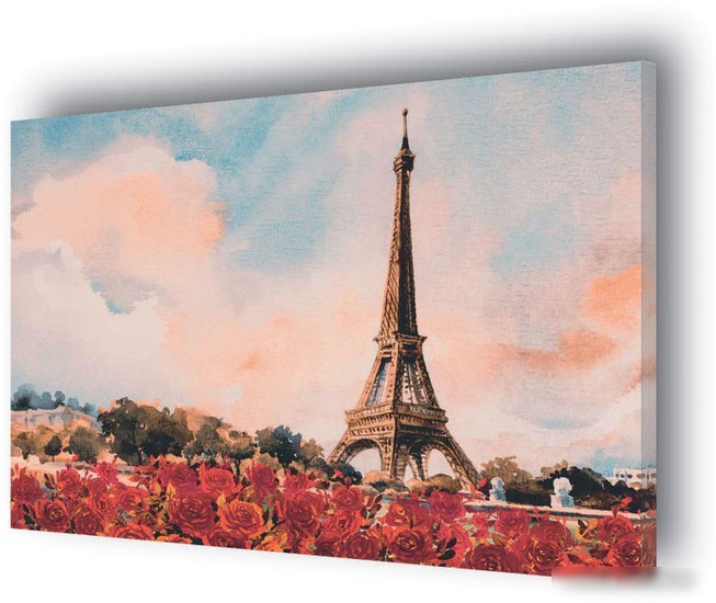 Картина Stamprint Весенняя башня АT042 (60x85)