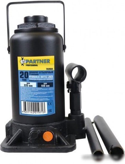 Бутылочный домкрат Partner PA-T92004 20т