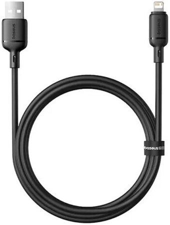 Кабель Baseus Silky Series Fast Charging Cable USB Type-A - Lightning (1 м, черный)