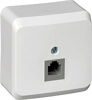 Розетка телефонная Systeme Electric Этюд TELA-001B
