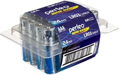 Батарейка Perfeo Super Alkaline LR03/24BOX 24шт