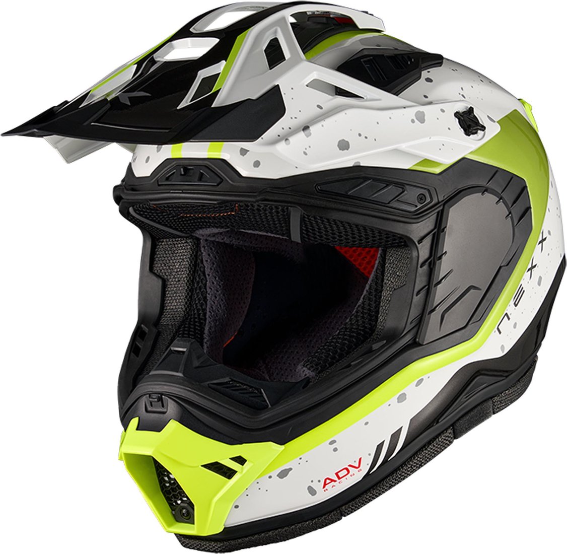 Мотошлем Nexx Helmets X.Rally Yuma (XL, белый/неон)