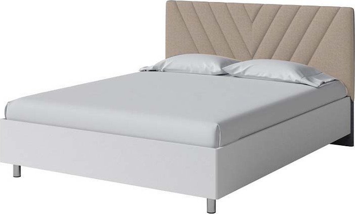 Кровать PROxSON Ora 90x200 (белый/Manhattan 5 пыльная роза)