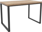 Стол Hype Mebel Чикаго 120x60 (черный/дуб галифакс натуральный)