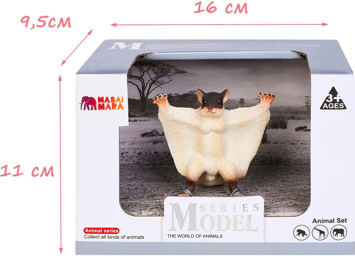 Фигурка Masai Mara Мир диких животных. Белка-летяга MM211-149