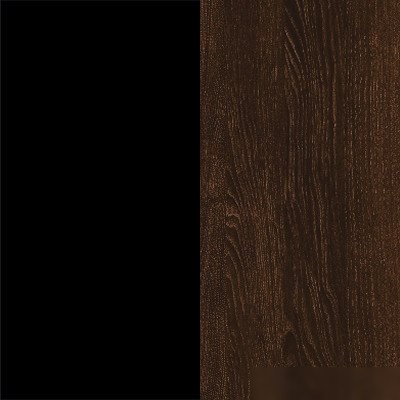Кровать Ormatek Proson Milton с ПМ 120x200 (черный/дуб кантербери)
