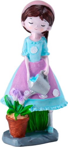 Статуэтка Sima-Land Девочка с лейкой поливает цветы 10954778