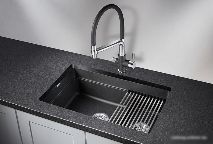 Кухонная мойка Granula KS-7304 (черный)
