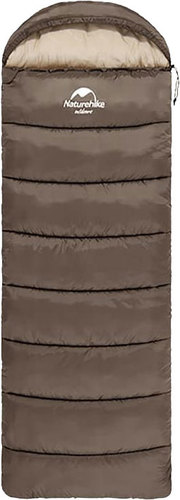 Спальный мешок Naturehike U250S NH20MSD07 (левая молния, коричневый)