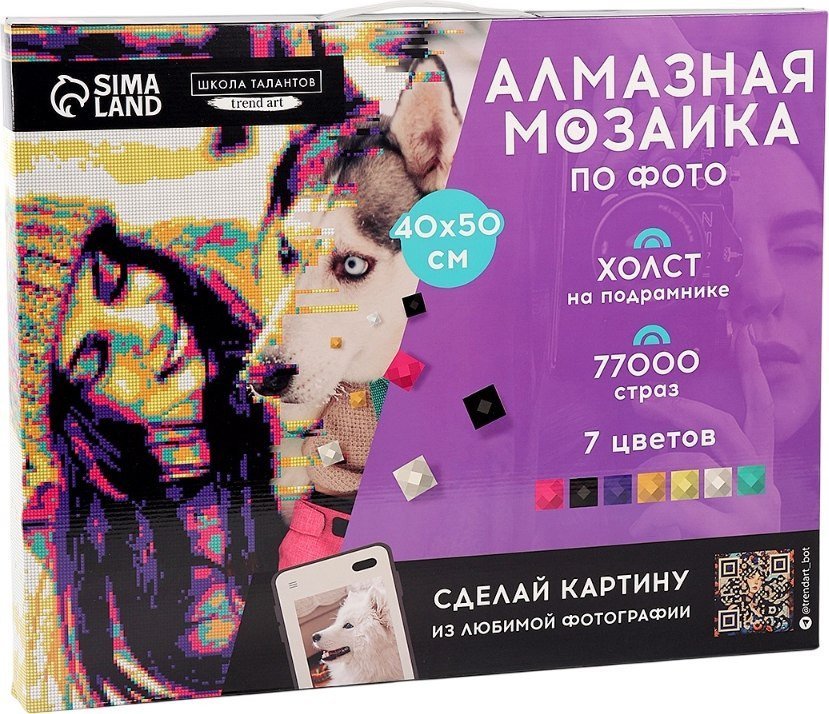 Алмазная мозаика Школа талантов Pop Art 10699409