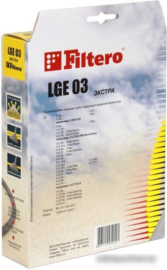 Одноразовый мешок Filtero LGE 03 Экстра