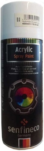 Эмаль Senfineco Acrylic белый глянцевый 400мл 4040