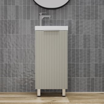 Symbolite Тумба под умывальник Соло Como 40 (санд серая галька)