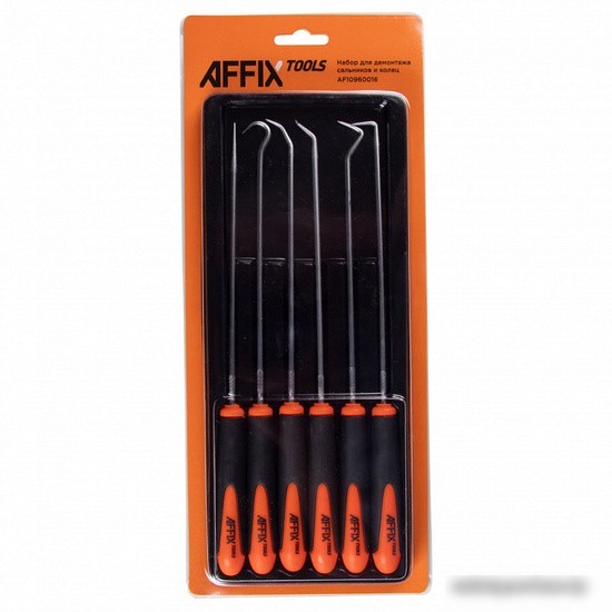 Съемник сальников/уплотнителей Affix AF10960016 (6 пр.)