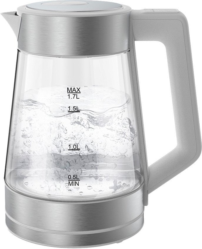 Электрический чайник Brevio Glass Kettle BV8060 (белый)