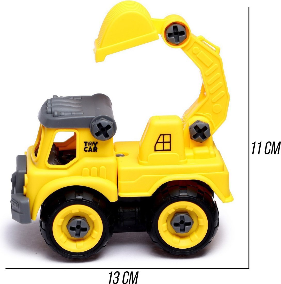 Конструктор Sima-Land Машина с ковшом D916 7016004 (26эл)