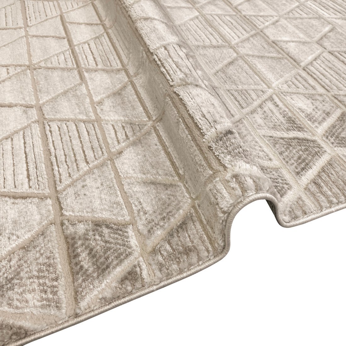 Ковер для жилой комнаты Safyun Eva LZ108-CREAM-VIZON (1.6x2.3)
