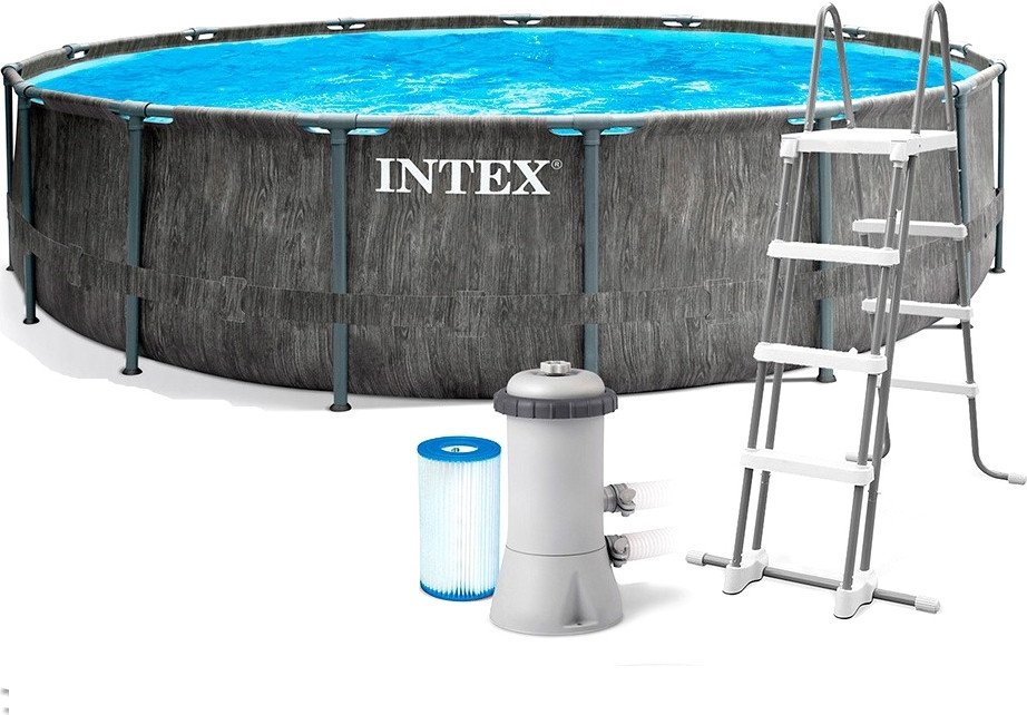 Каркасный бассейн Intex Greywood Prism Frame Premuim 26742NP (457х122см)