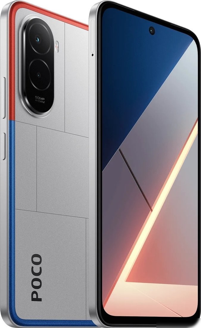 Телефон POCO M7 4G 8GB/256GB международная версия (серебристый)