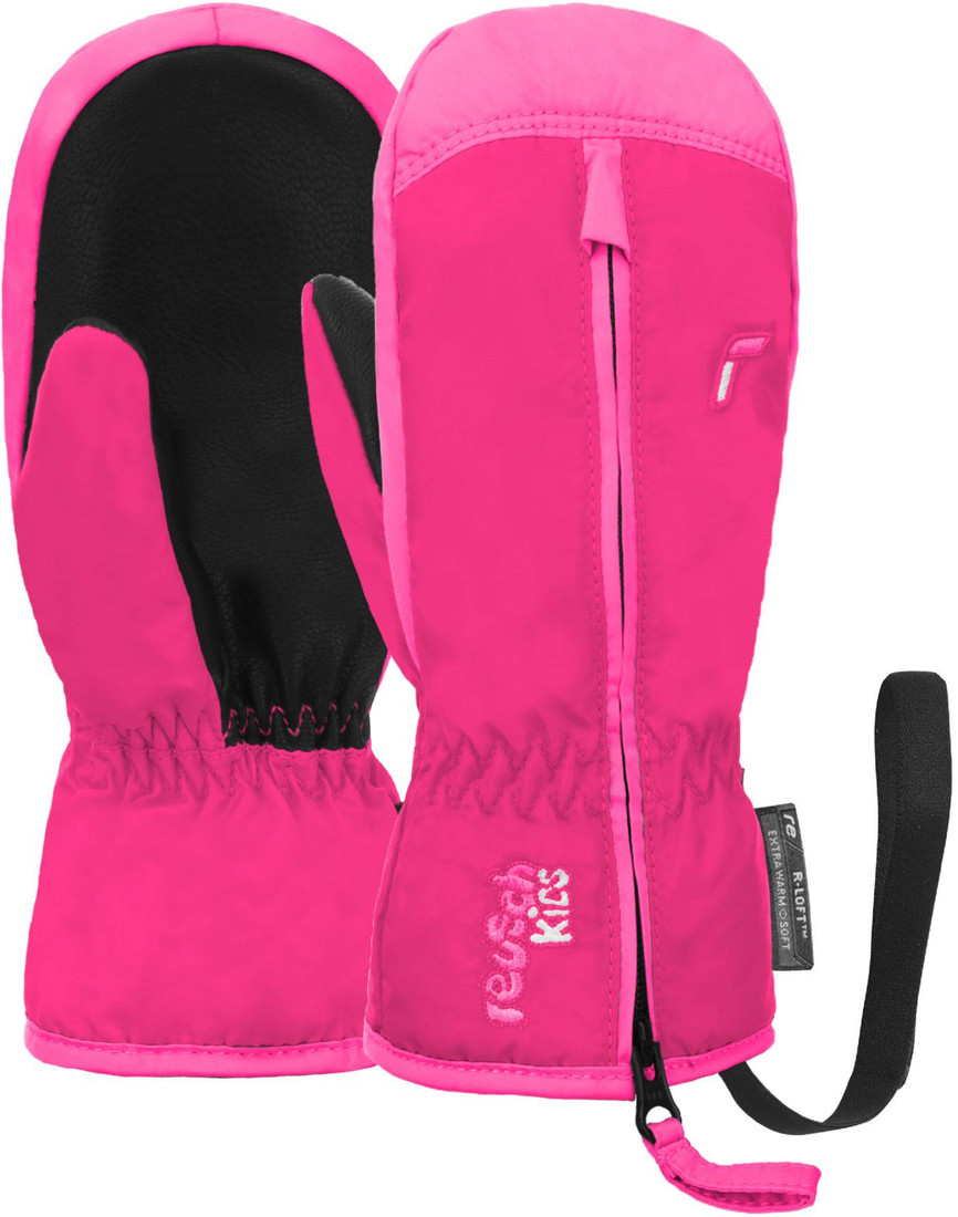 Горнолыжные варежки Reusch Ben 6285408-3329 (р-р 2, Mitten Fuchsia Purple/Knockout Pink)
