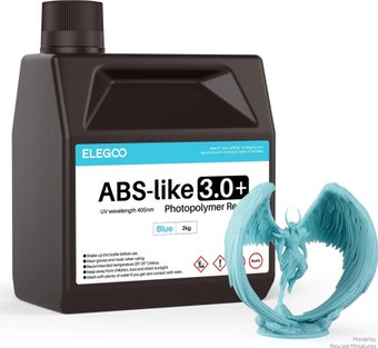 Фотополимер Elegoo ABSlike V3.0+ 2кг (синий)