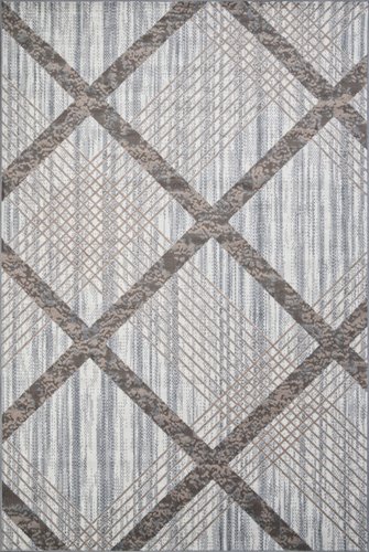 Ковер для жилой комнаты Merinos Sierra F351-STAN-CREAM-BLUE (1.5х3)
