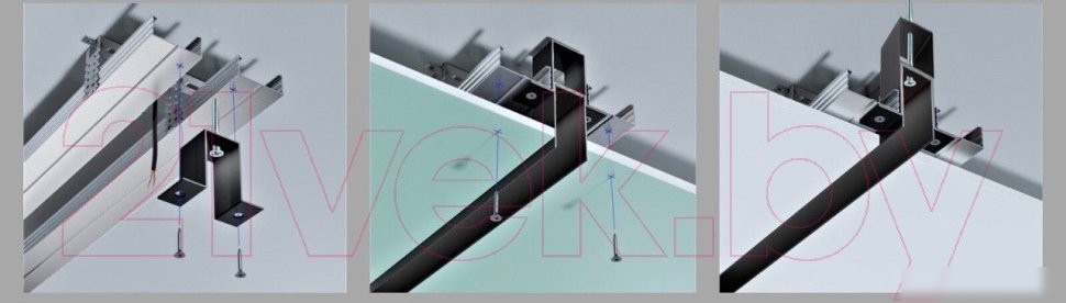 Трековый светильник Novotech Flum 135101 (черный)