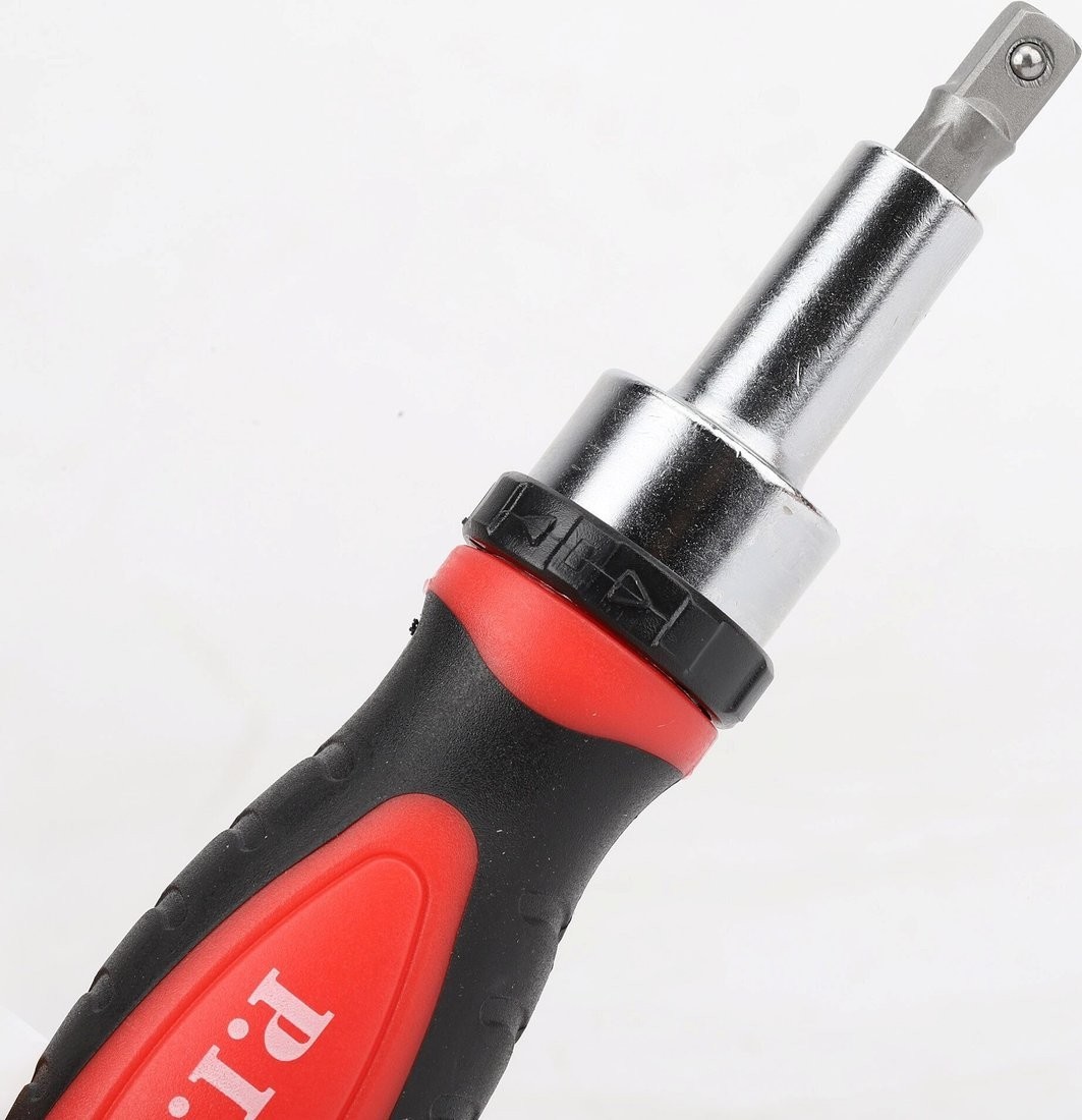 Набор отвертка с битами и головками P.I.T. Advance HSDR04-0034 (34 предмета)