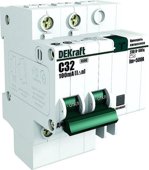 Дифференциальный автомат Schneider Electric DEKraft 15003DEK