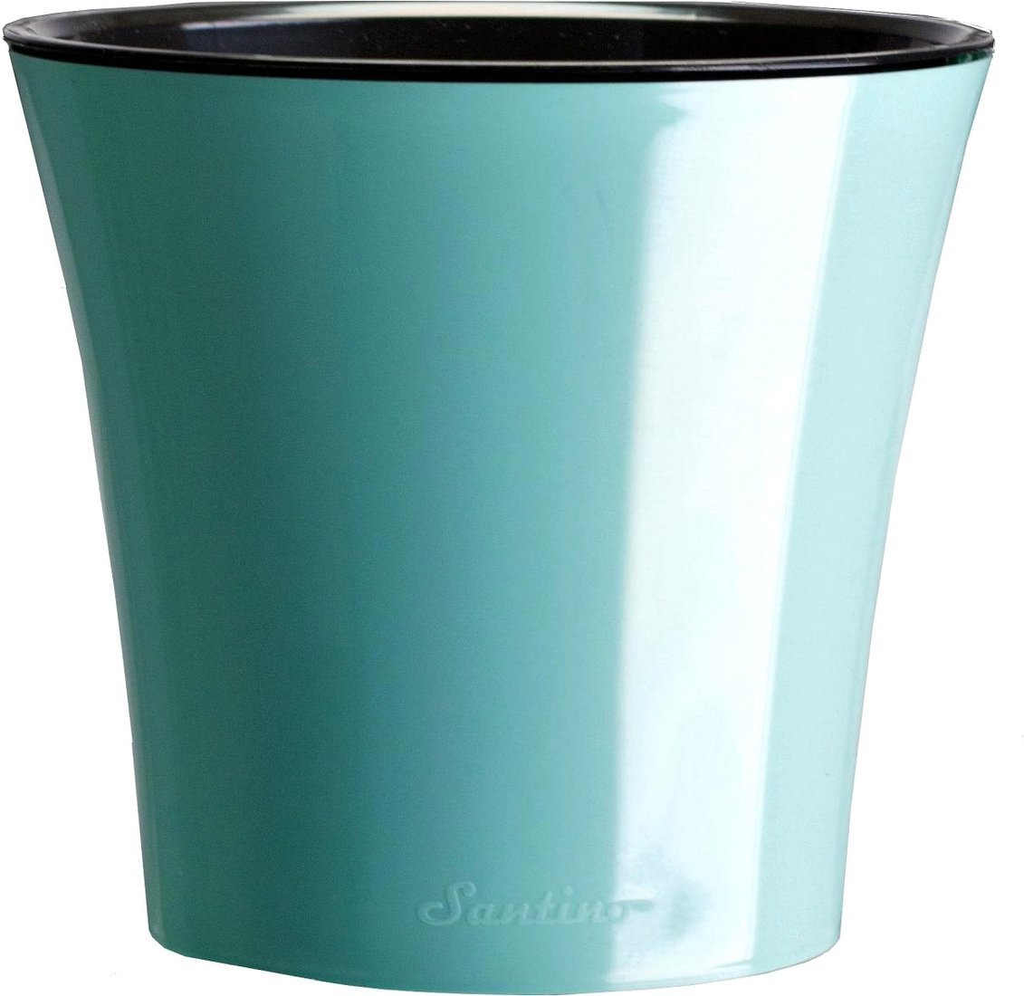 Кашпо Santino Arte АРТ 5 М-Ч (мятный/черный)