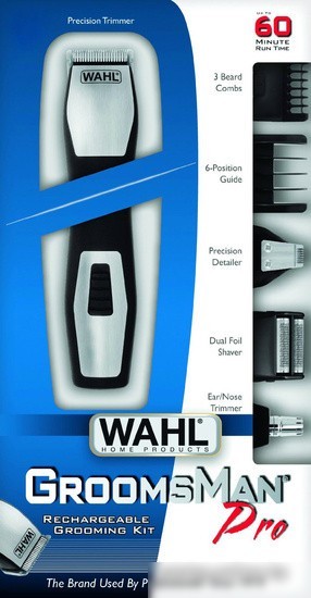 Универсальный триммер Wahl GroomsMan Pro [9855-1216]