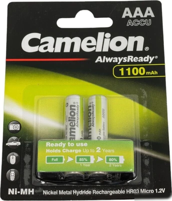 Аккумулятор Camelion NH-AAA1100ARBP2 (2 шт)