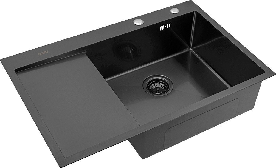 Кухонная мойка ARFEKA ECO AR 780*500 R BLACK PVD NANO