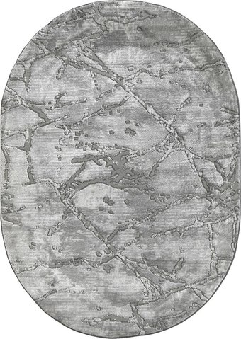 Ковер для жилой комнаты Safyun Eva LZ191-LIGHT-GREY-OVAL (1.4x2)