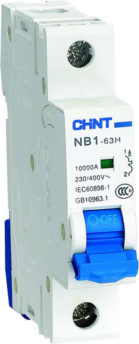 Выключатель автоматический Chint NB1-63H 1P 4A 10кА C (R) 179790