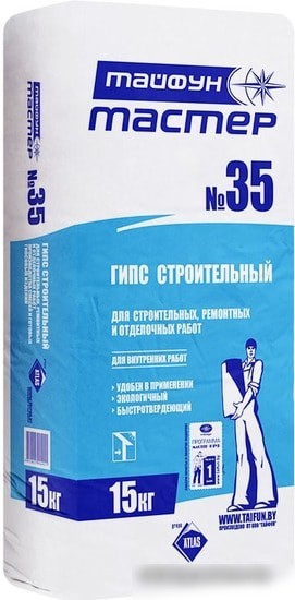 Шпатлевка Тайфун Мастер №35 (15 кг) Шпатлевка Тайфун Мастер №35 (15 кг)